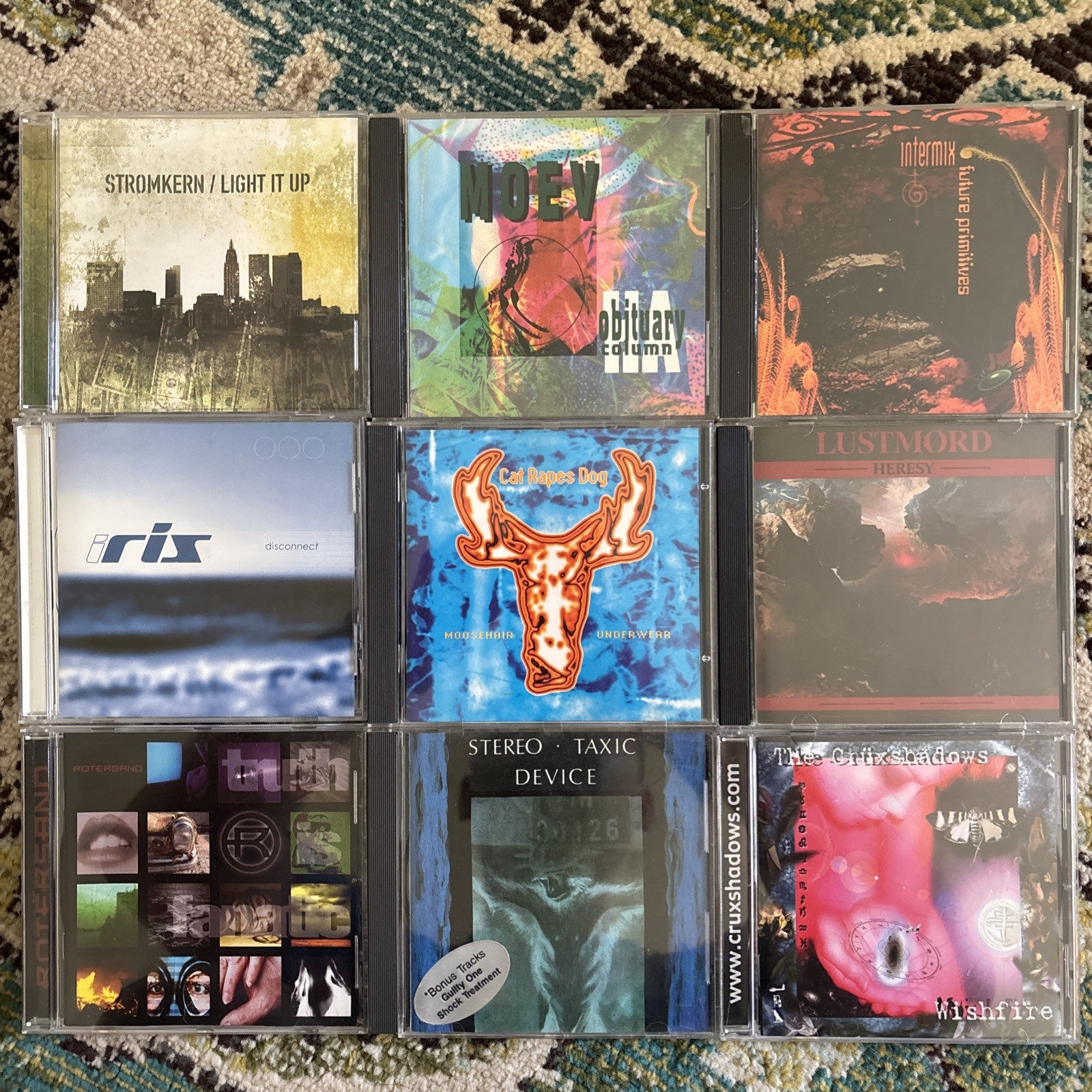 Lot Of 9 Rare Industrial Goth Electronic CD’s