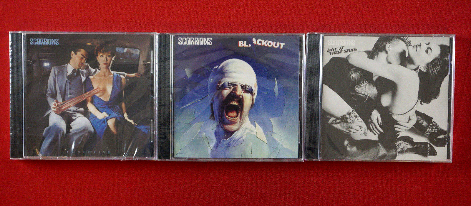 Scorpions Lovedrive Blackout Love At First Sting 3 CD Lot NEW Sealed