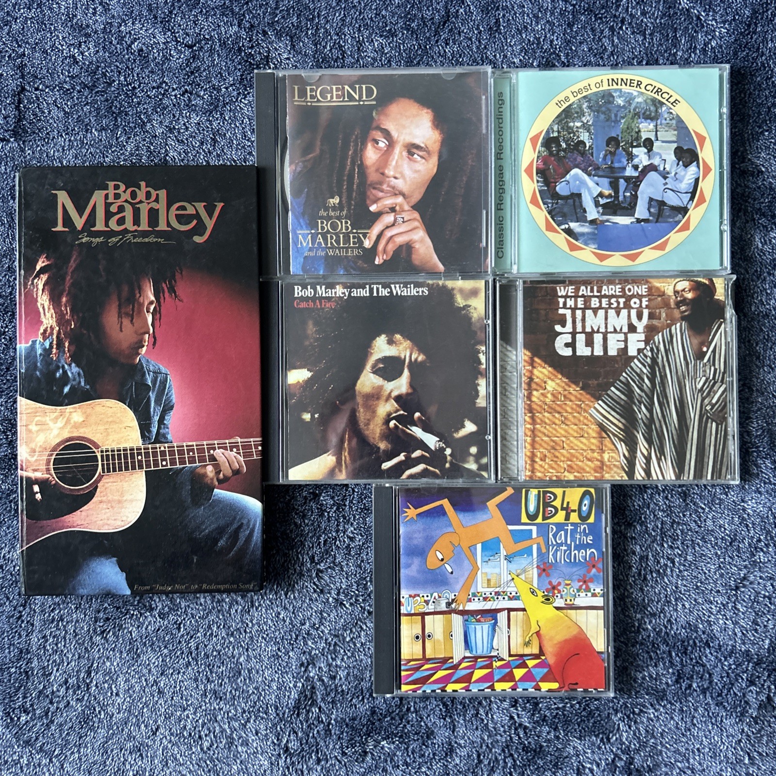 Bob Marley, Songs Of Freedom Box, Reggae’s Greatest Cd Lot. Jimmy Cliff, UB40.