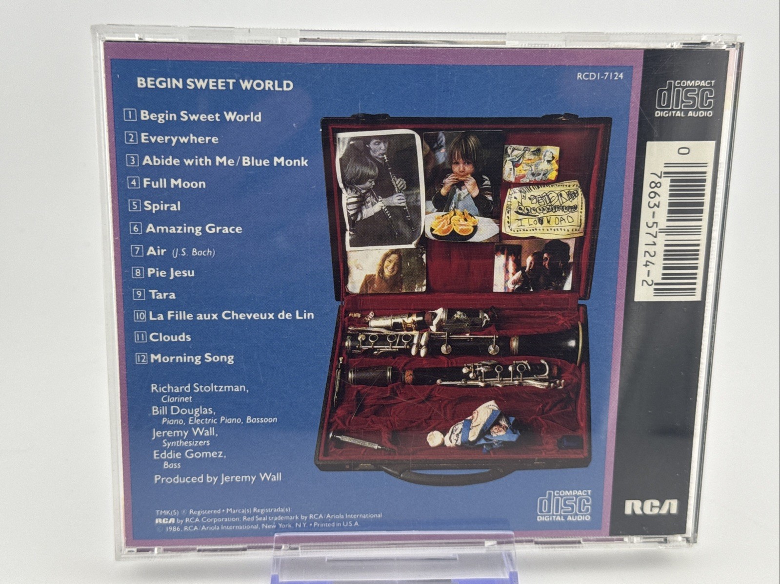 Begin Sweet World – Music 1986 CD – Richard Stoltzman Bill Douglas RCA Classical