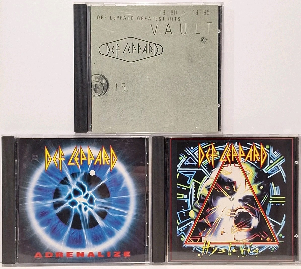 Def Leppard CD Lot Of 3 Excellent Condition EX OOP Tested Fast Shipping