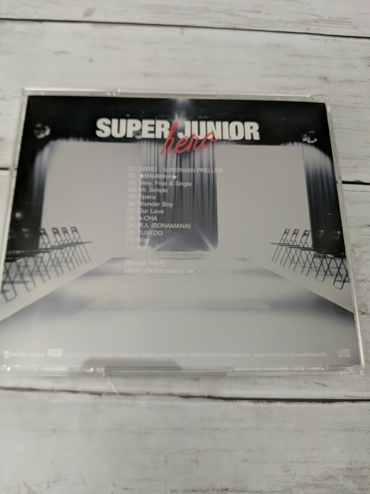 SUPER JUNIOR Hero [Regular Edition] (CD, Jul-2013, Avex Trax (Japan))