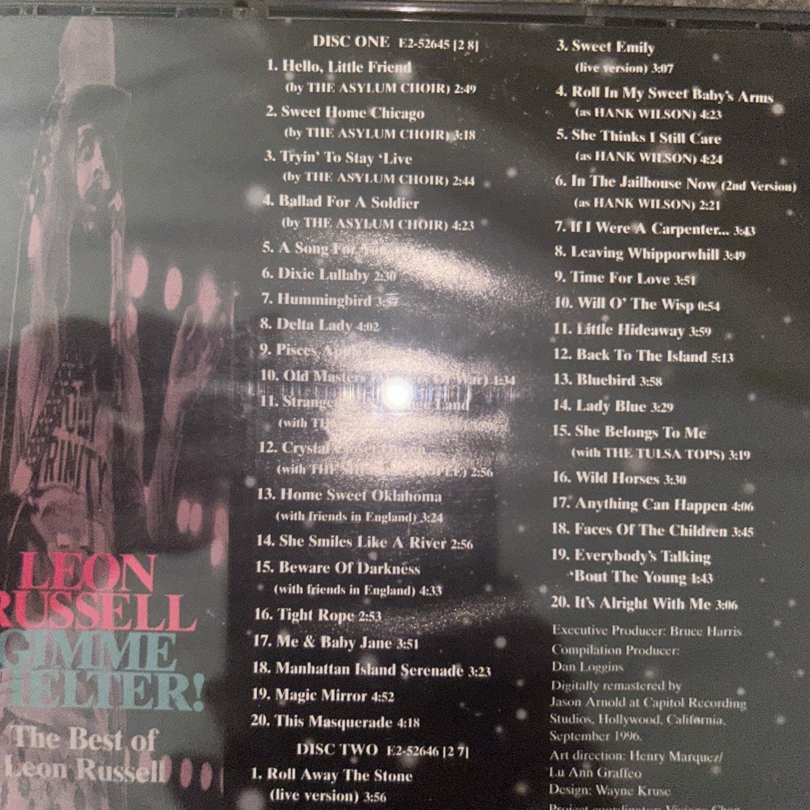 Gimme Shelter!: The Best of Leon Russell by Leon Russell (CD, Nov-1996, 2 Discs,