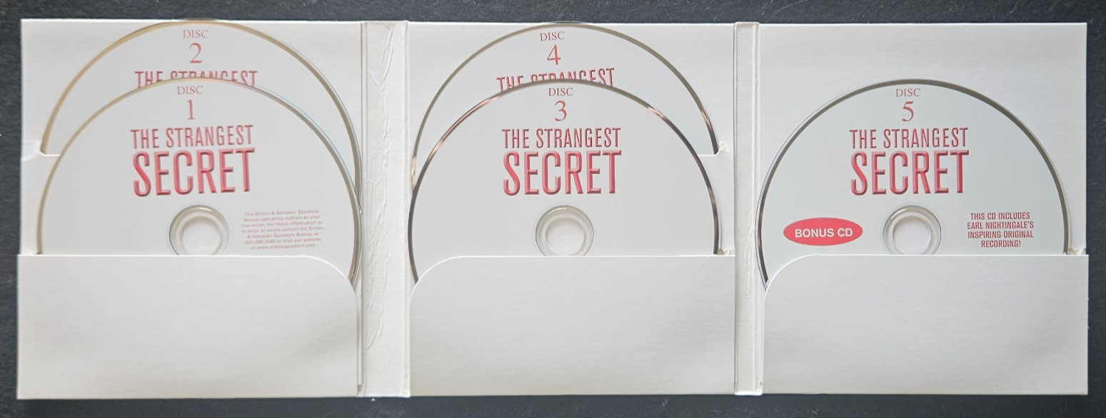 Earl Nightingale’s The Strangest Secret & Lead the Field Audio CDs. Excellent!