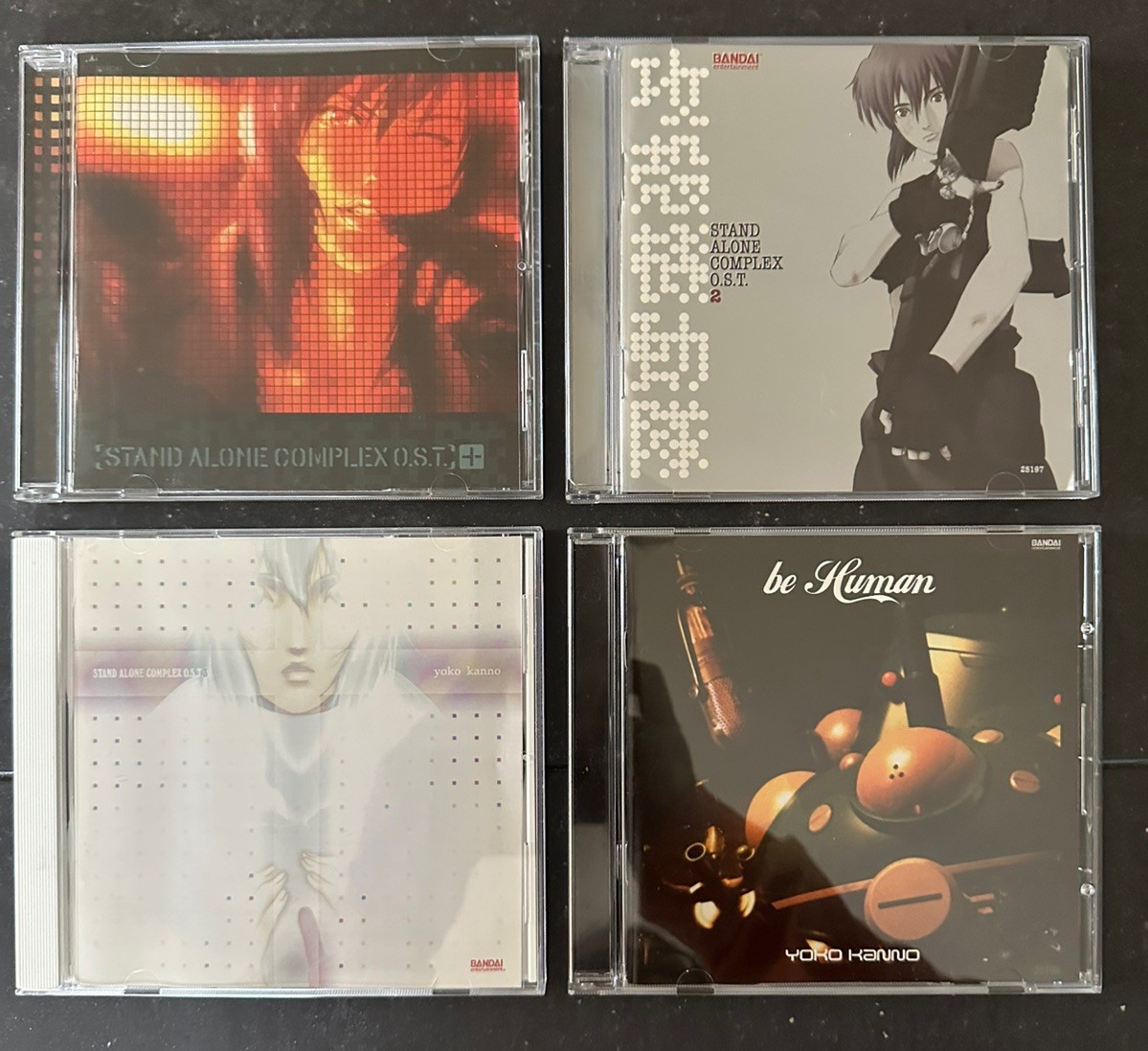 Ghost in the Shell 4CD OST Soundtrack Kawai Kanno Bandai 1-3 Be Human Mint Discs