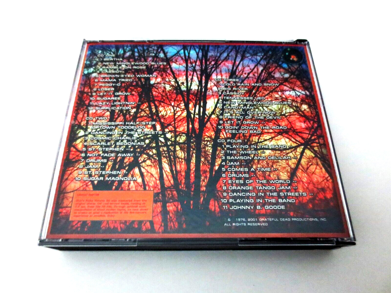 Grateful Dead Dick’s Picks 20 Twenty 1976 MD 9/25/76 Syracuse NY 9/28/76 4 CD