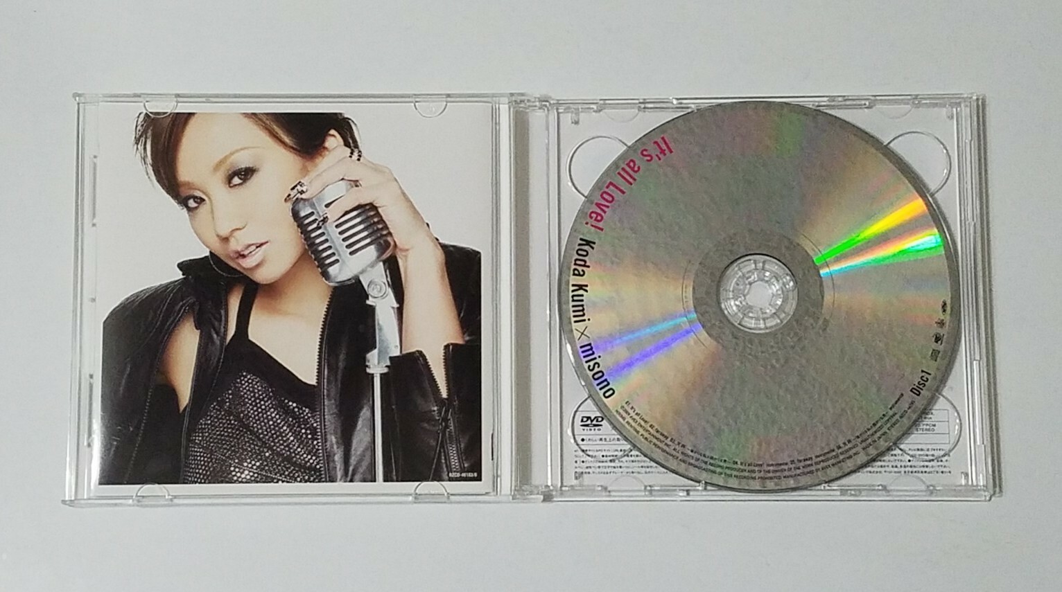 Koda Kumi X Misono: It’s All Love MAXI SINGLE CD + DVD (REGION 2) VERY GOOD!