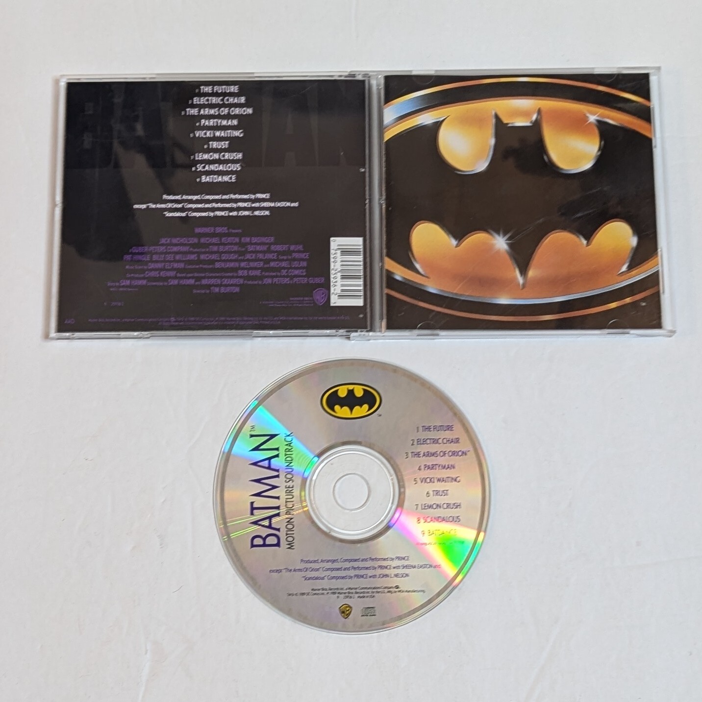 Batman-O.S.T. by Prince (CD, 1989) Bat Dance. Used With Original Case.