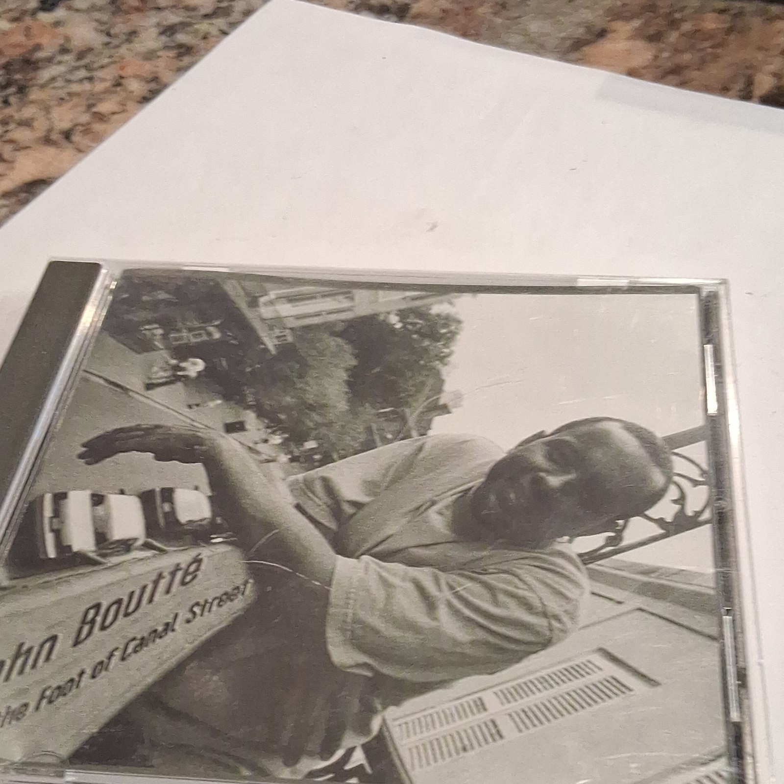 john boutte at the foot of canal street CD album jewel case standard