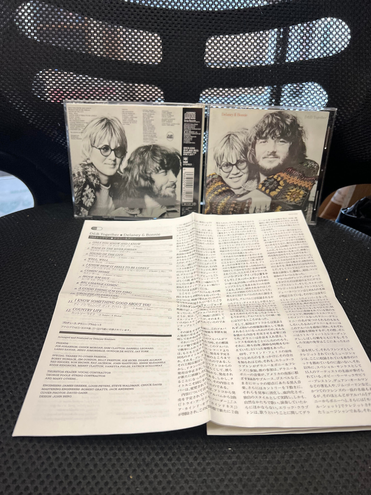 Delaney & Bonnie Together Japan CD 1972 and D&B no OBI sony SRCS6350