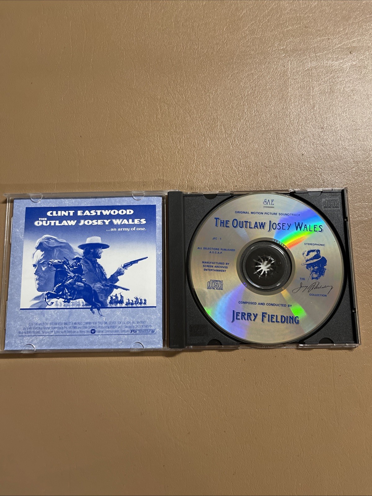 Jerry Fielding The Outlaw Josey Wales Original Motion Picture Soundtrack Cd