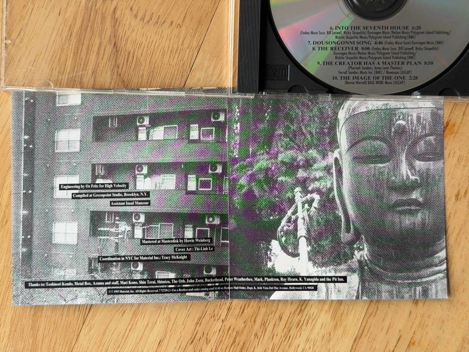 Material – Live in Japan CD 1993 Bill Laswell Ginger Baker Jazz Fusion Restless