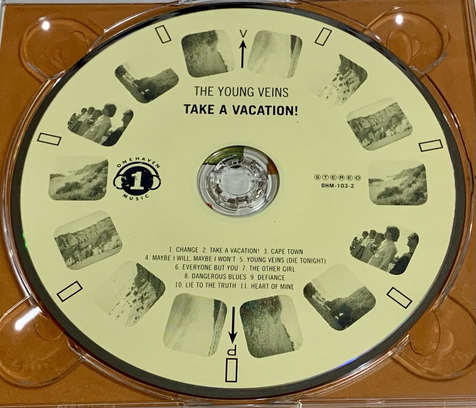 Rare The Young Veins Take A Vacation! Digipak CD Album 2010 One Haven OHM-103-2