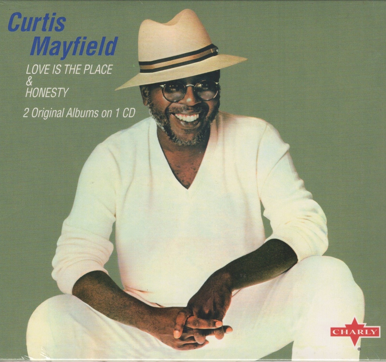 CURTIS MAYFIELD LOVE IS THE PLACE & HONESTY CHARLY 2 LPS ON 1 UK IMPORT CD NEW