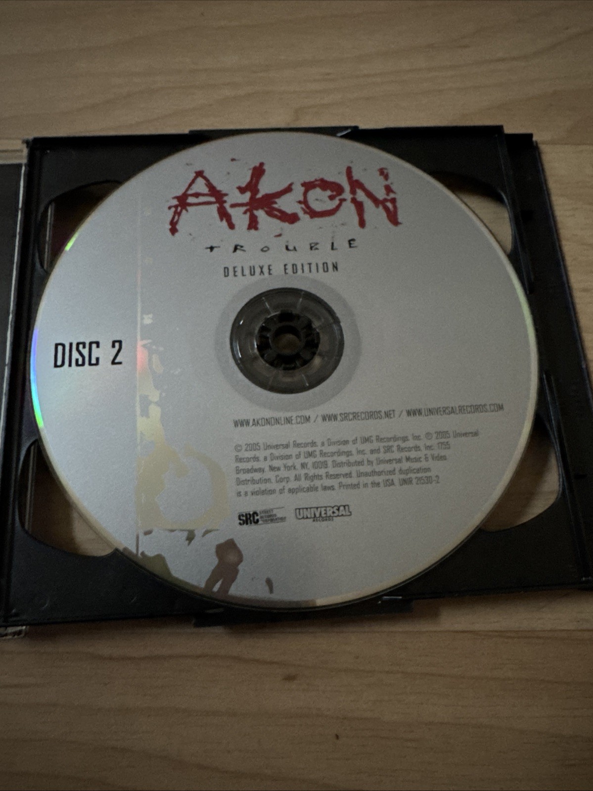 Akon Trouble Deluxe Edition 2 Disc CD 2005 Universal Records