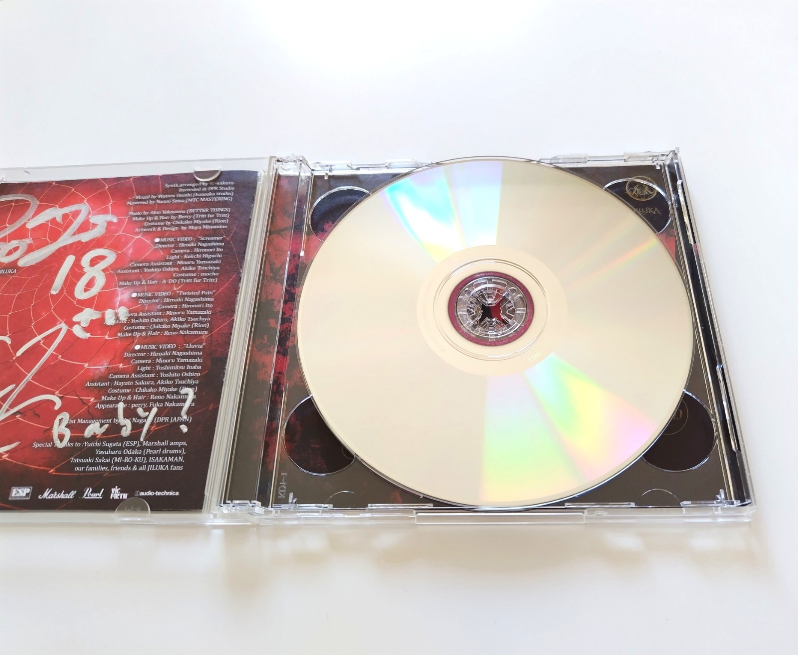 JILUKA Faizh Autographed CD and DVD by all members Visual kei Gothic Metal 2016