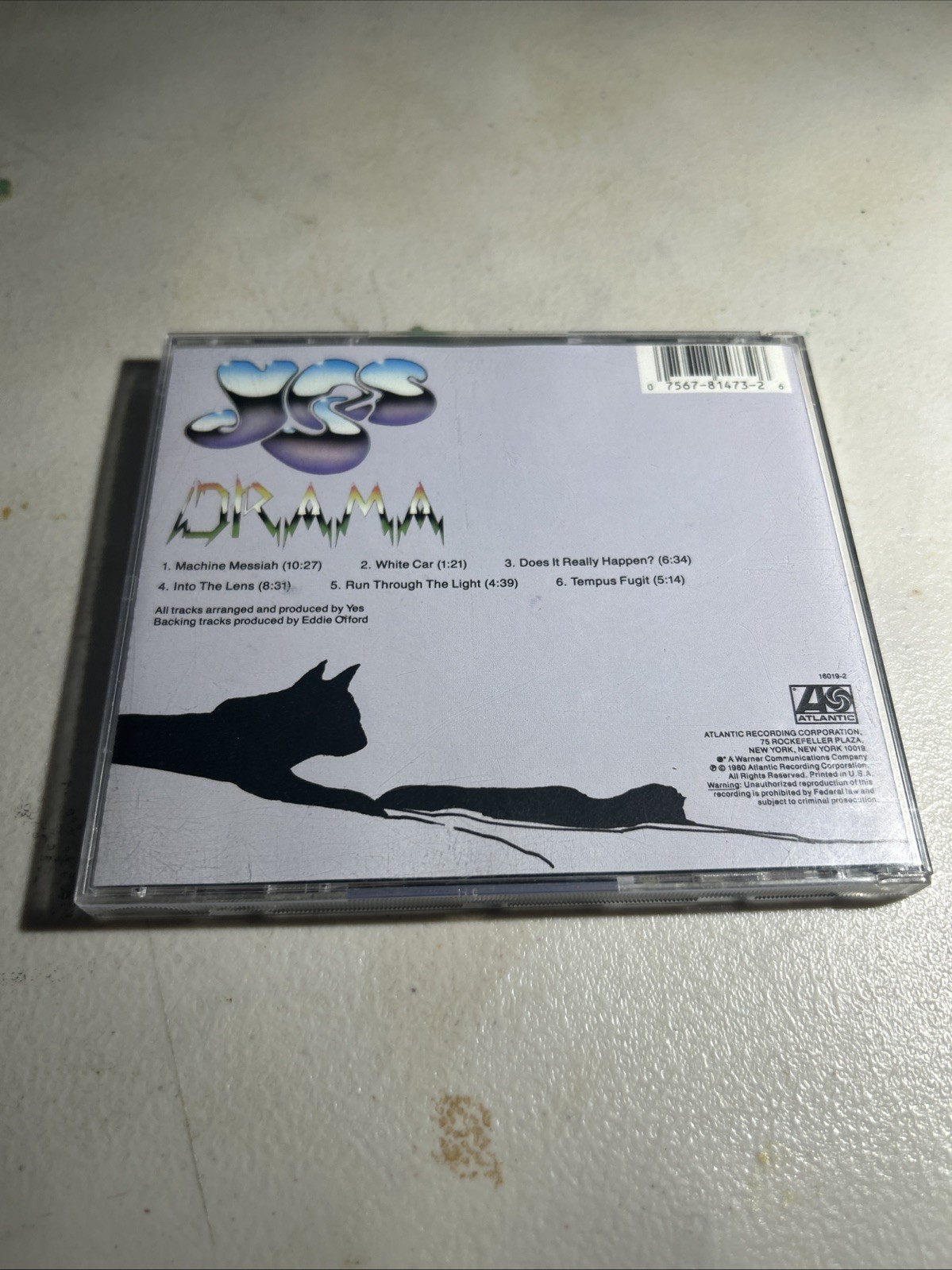 YES Drama (CD, 1980, Warner / Atlantic Records)