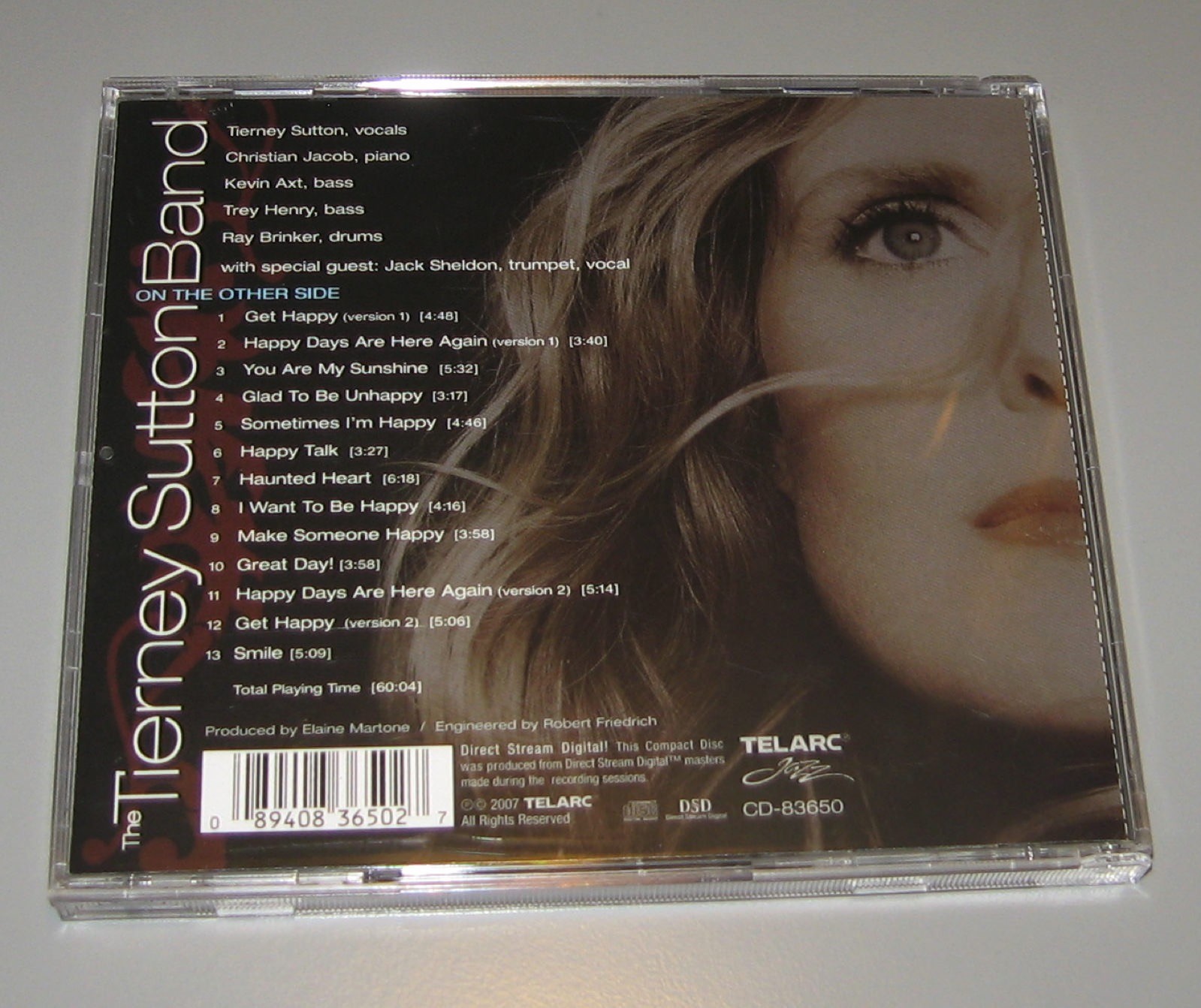 The Tierney Sutton Band – On The Other Side (CD, 2007, Telarc)