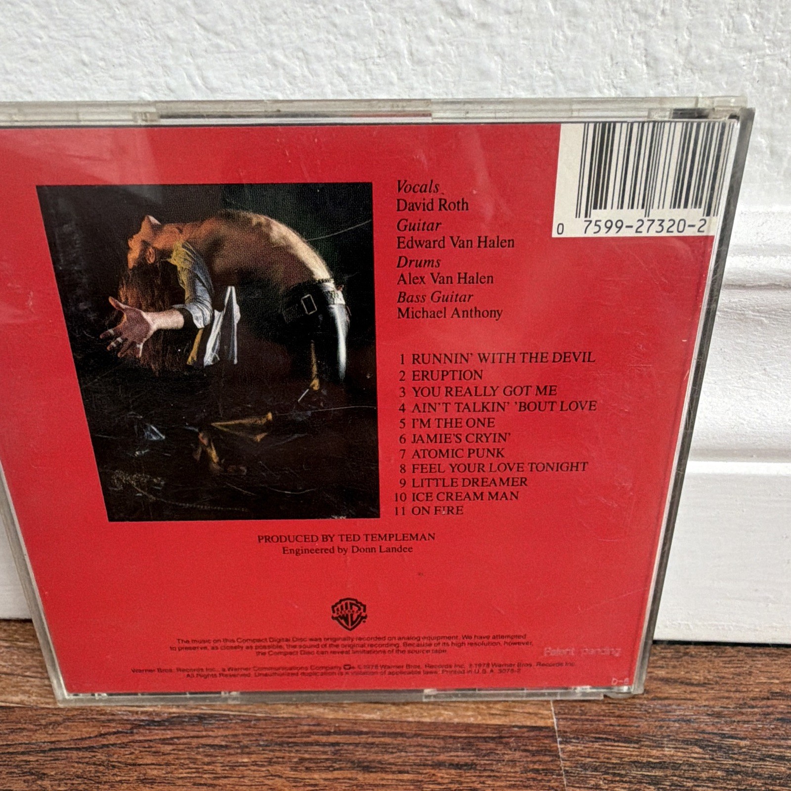 Van Halen – Van Halen (1978) CD Album Warner Bros. Rock, Cat# 9 27320-2
