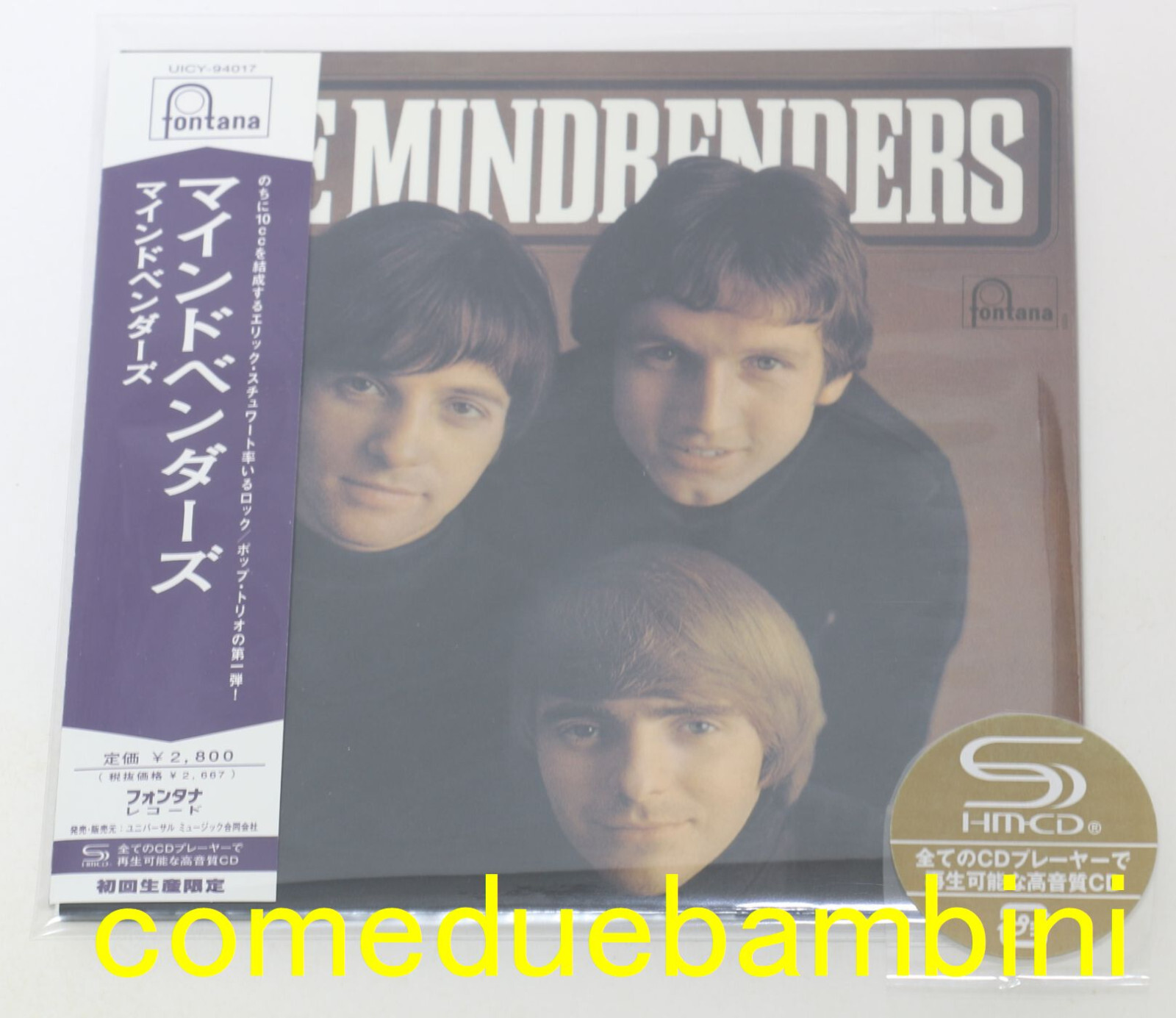 THE MINDBENDERS / JAPAN Mini LP SHM-CD x 2 titles Set!! UICY-94017, 94018 – 10cc