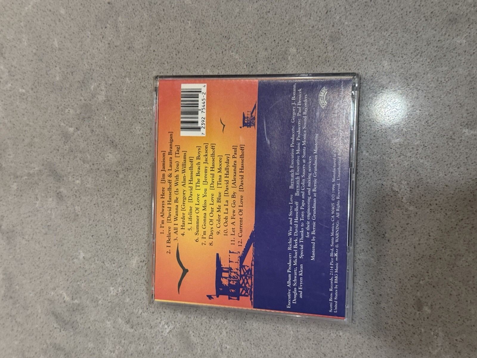Baywatch [Original TV Soundtrack] by Various Artists (CD, Sep-1998, Zomba (USA))