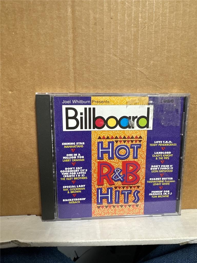 Billboard Hot R&B Hits 1980 by Various Artists (CD, Feb-1996, Rhino (Label))