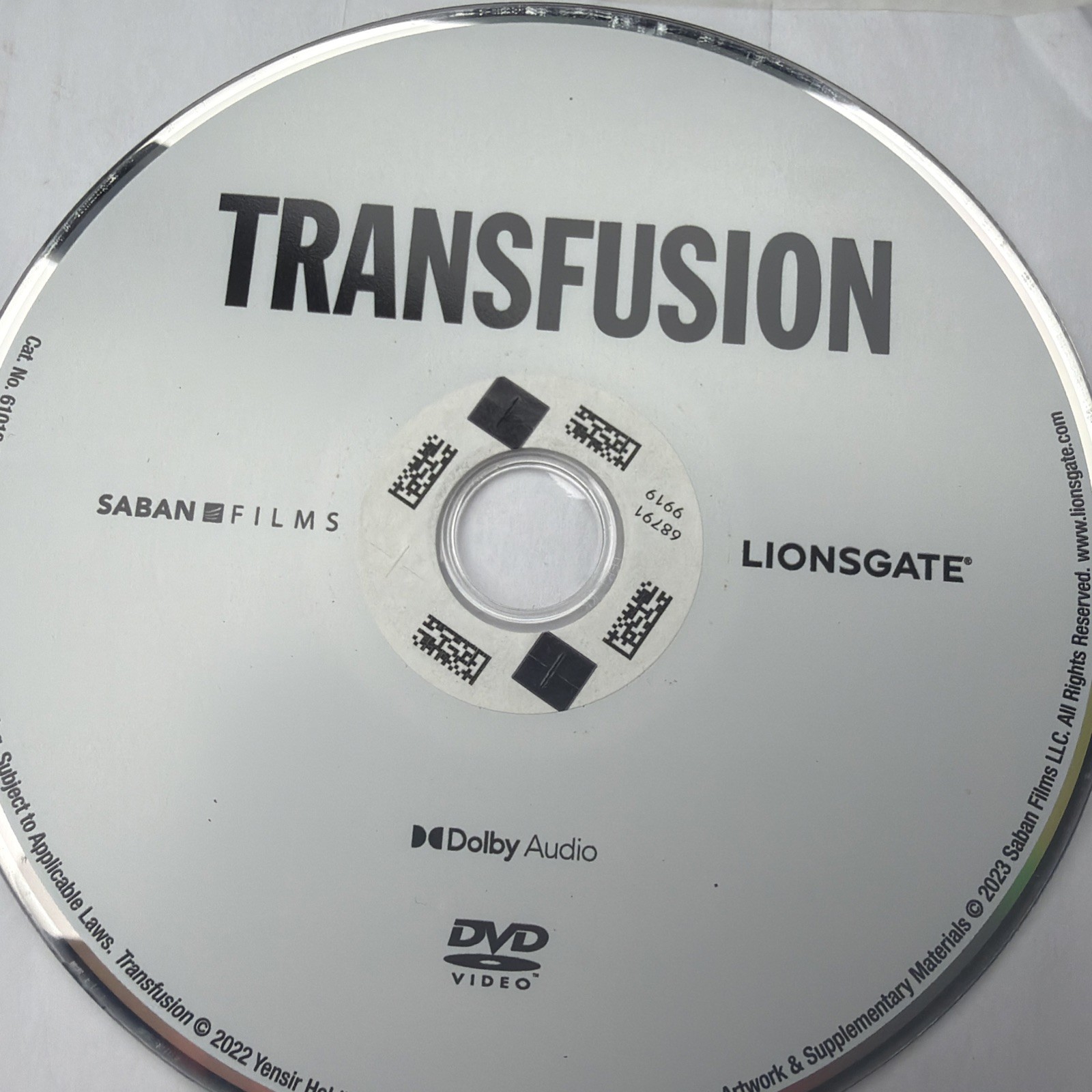 Transfusion DVD – 2022