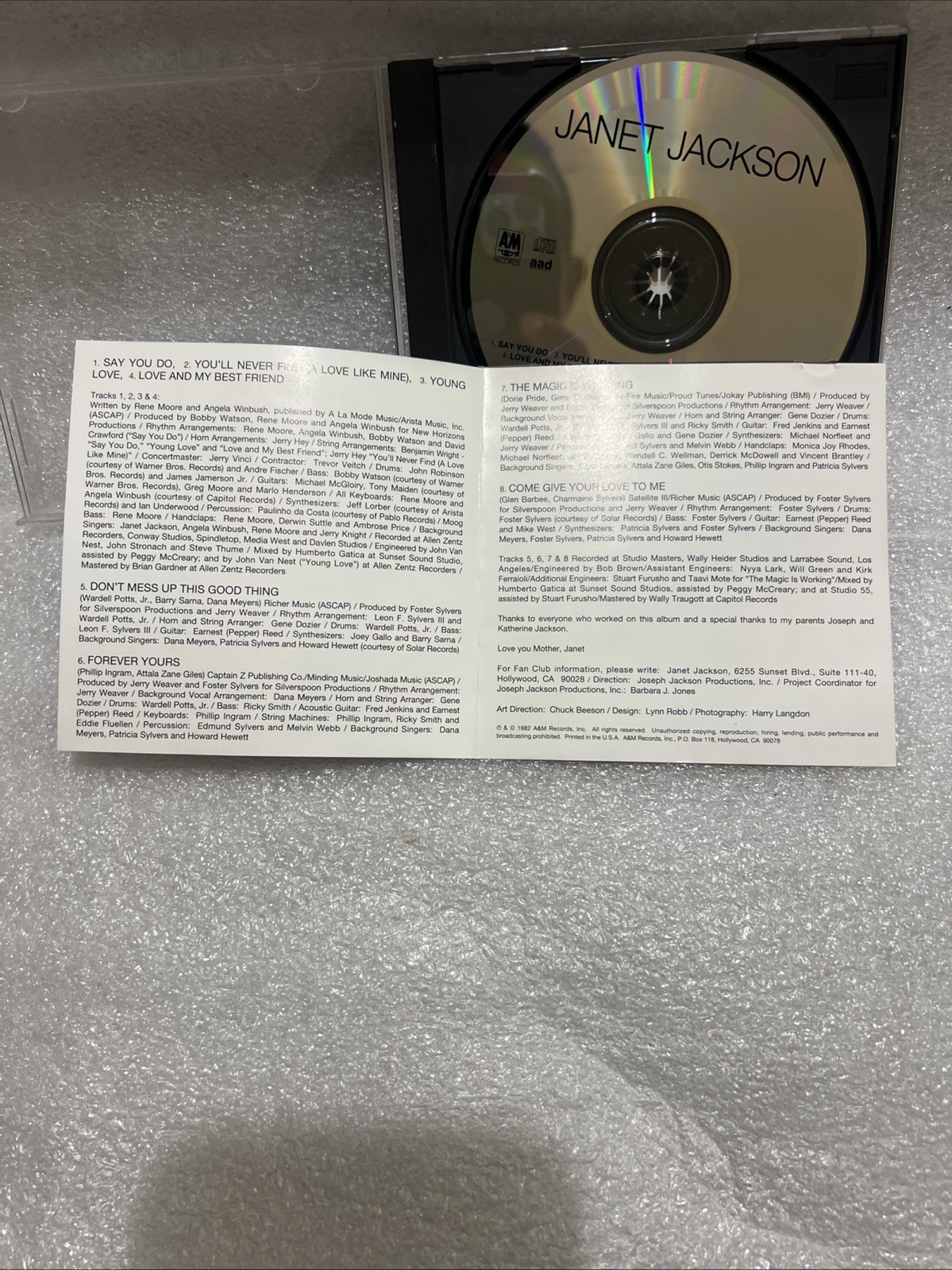 Pre-owned~JANET JACKSON – Self-Titled (CD: 1982) RARE! #CD1