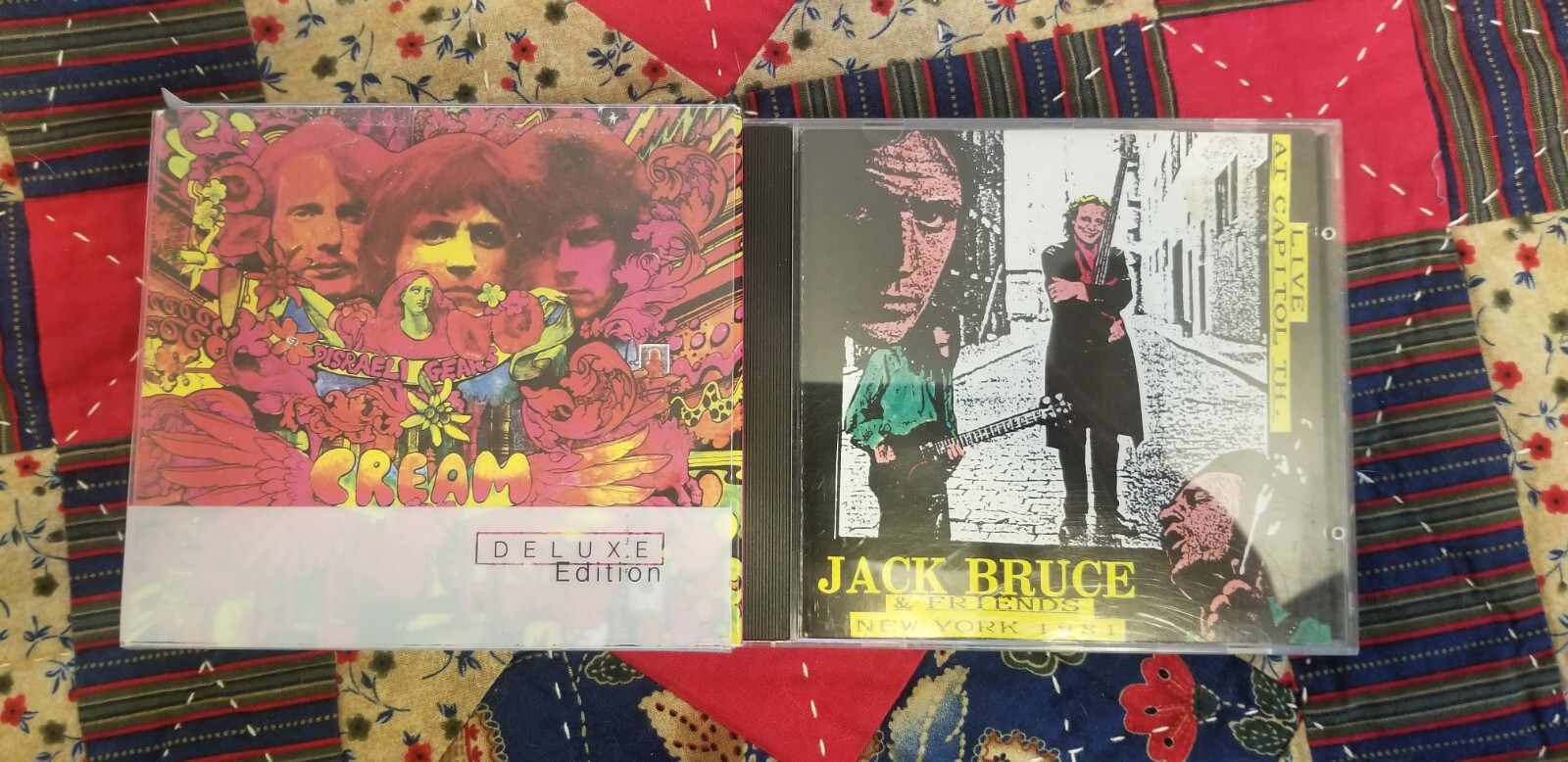 Cream- Disraeli Gears Deluxe Edition/ Jack Bruce & Friends- NY, 1981 CD Lot Used