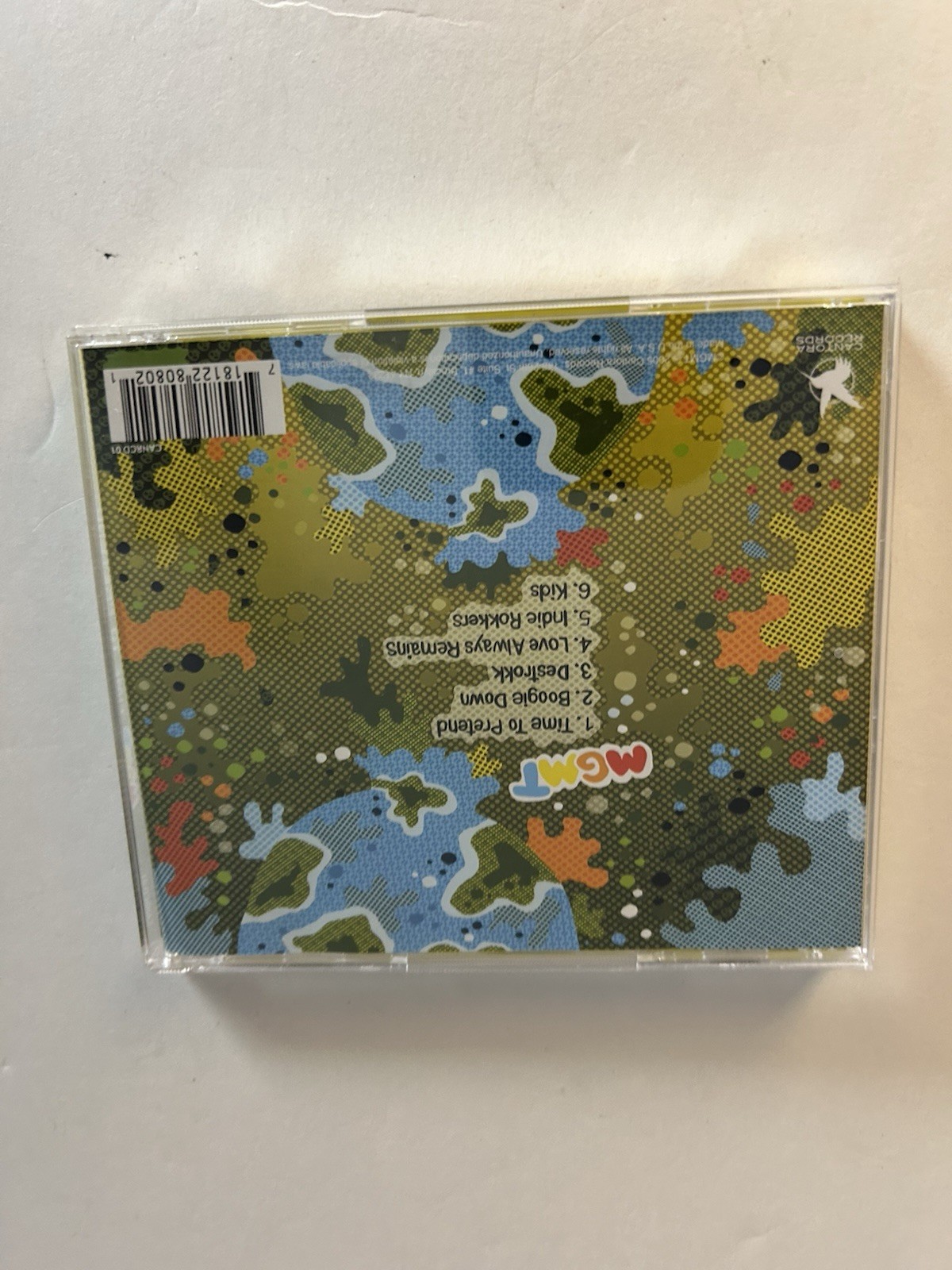 MGMT Time to Pretend CD 2005 Cantora Records Indie Electronic Psych Pop