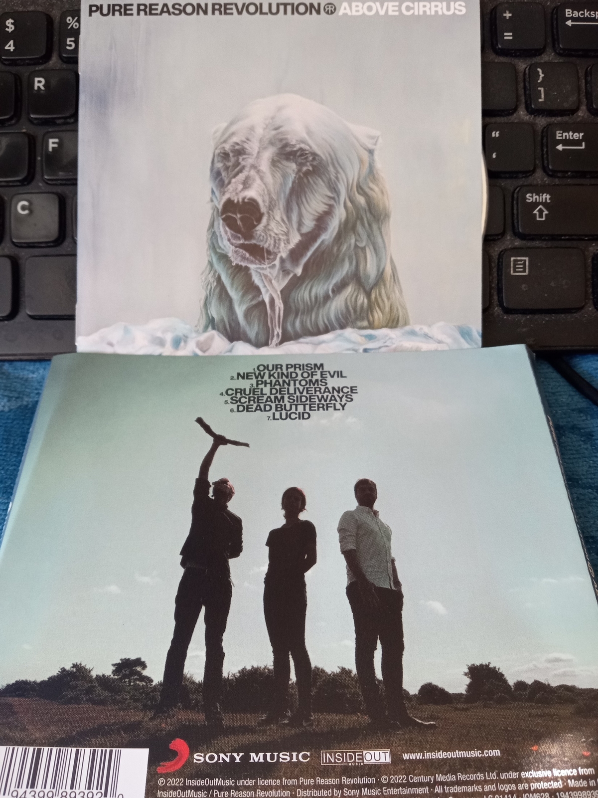PURE REASON REVOLUTION CD – Above Cirrus – 2022 – MODERN PROG ROCK from UK