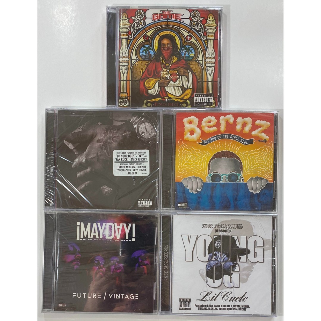Hip Hop CDs: The Game, Do Or Die, ¡Mayday!, Grieves, Mr. Criminal – NEW / SEALED