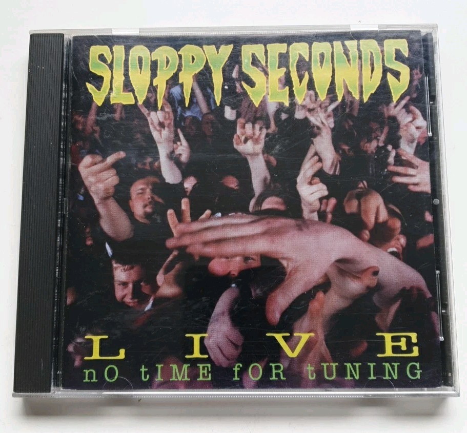 SLOPPY SECONDS – Live : No Time for Tuning CD (1996) Punk CD – Triple X Records