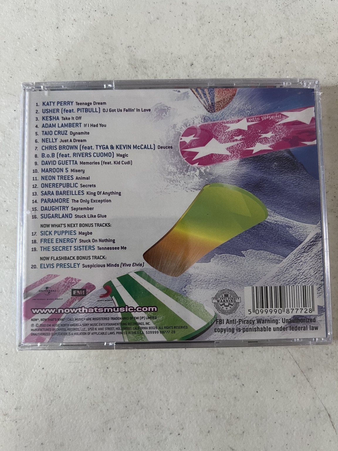 NOW That’s What I Call Music! 36 CD 2010 Pop R&B Rock Sony BMG Capitol