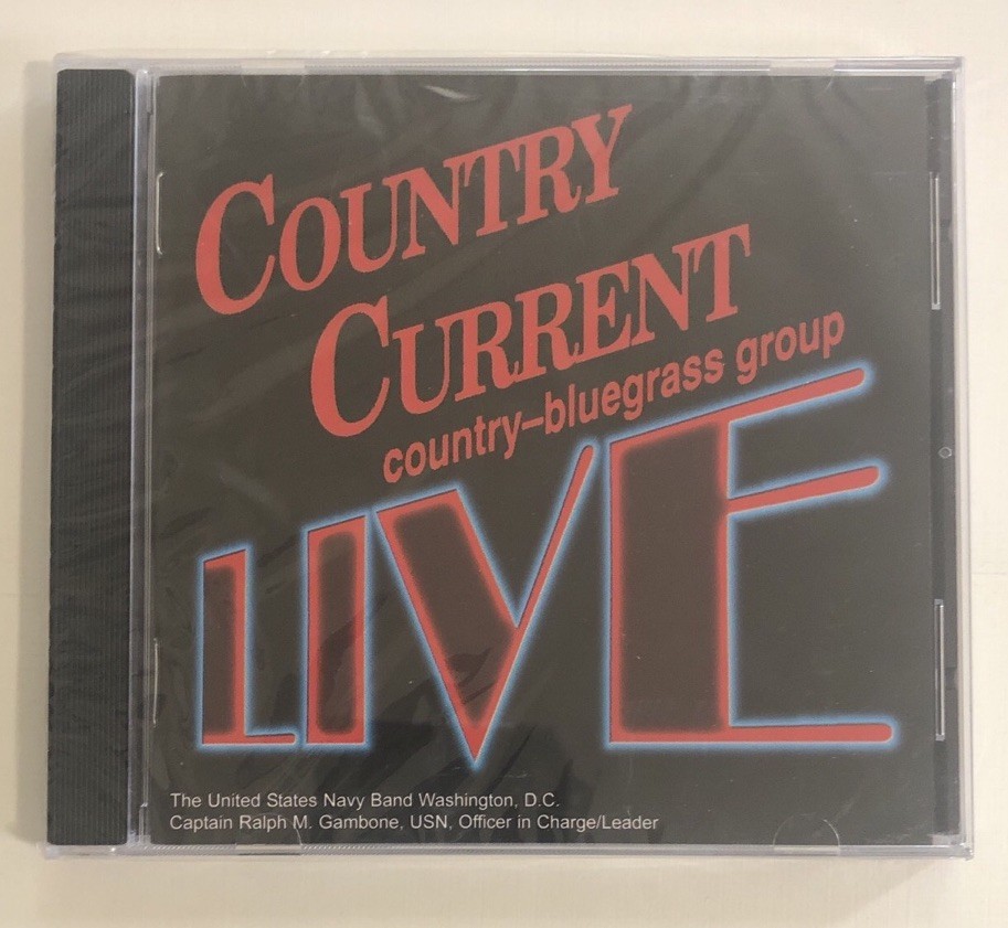 United States Navy Band Country Current Country Bluegrass Group Live CD NEW
