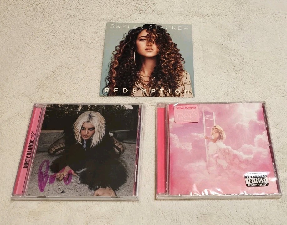 BEBE REXHA Dirty Blonde CD SIGNED Night Falls Edition Megan Moroney Cloud 9