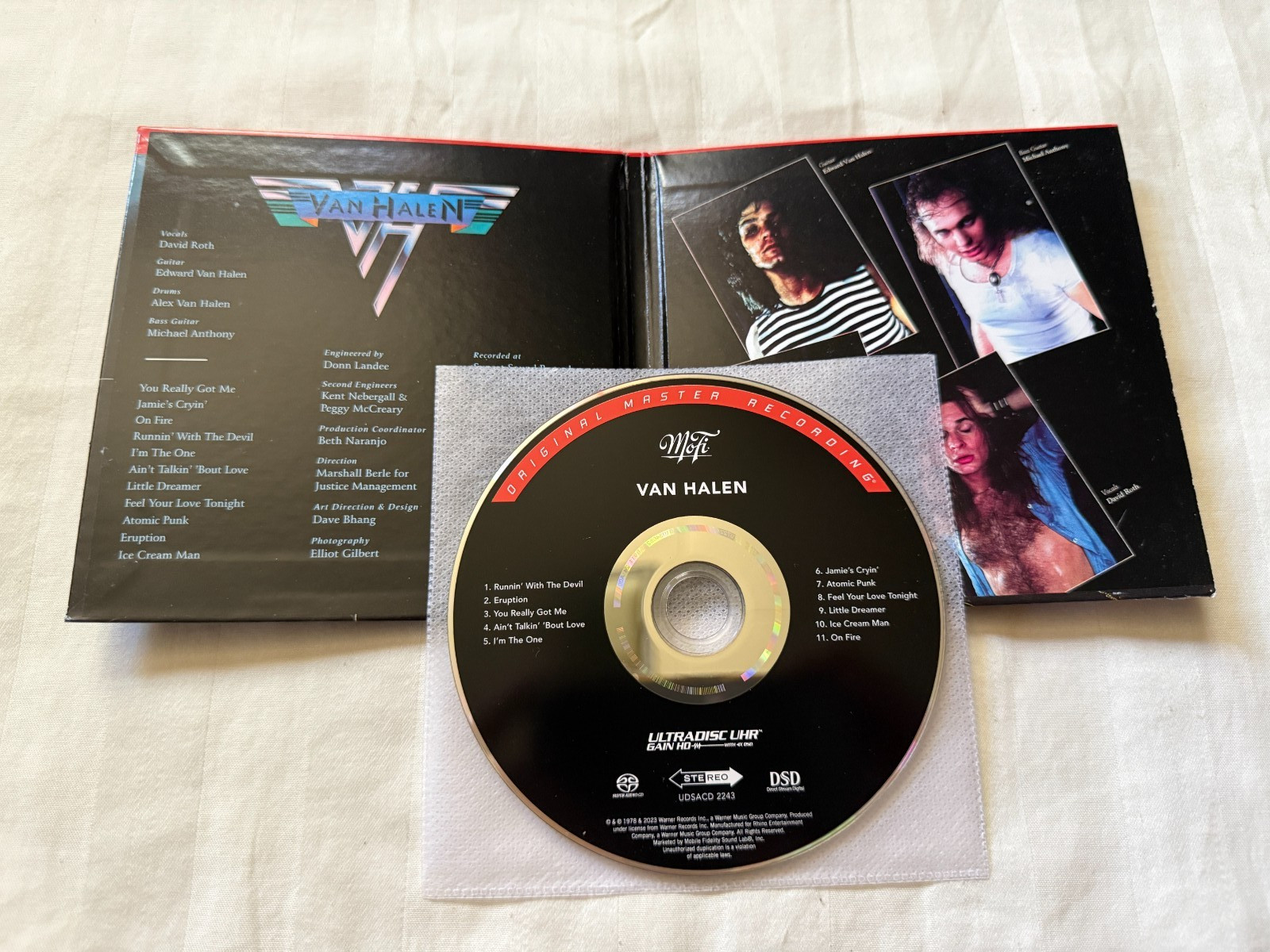 Van Halen – S/T SACD 2023 MSFL Hybrid Original Master Self-Titled OOP RARE