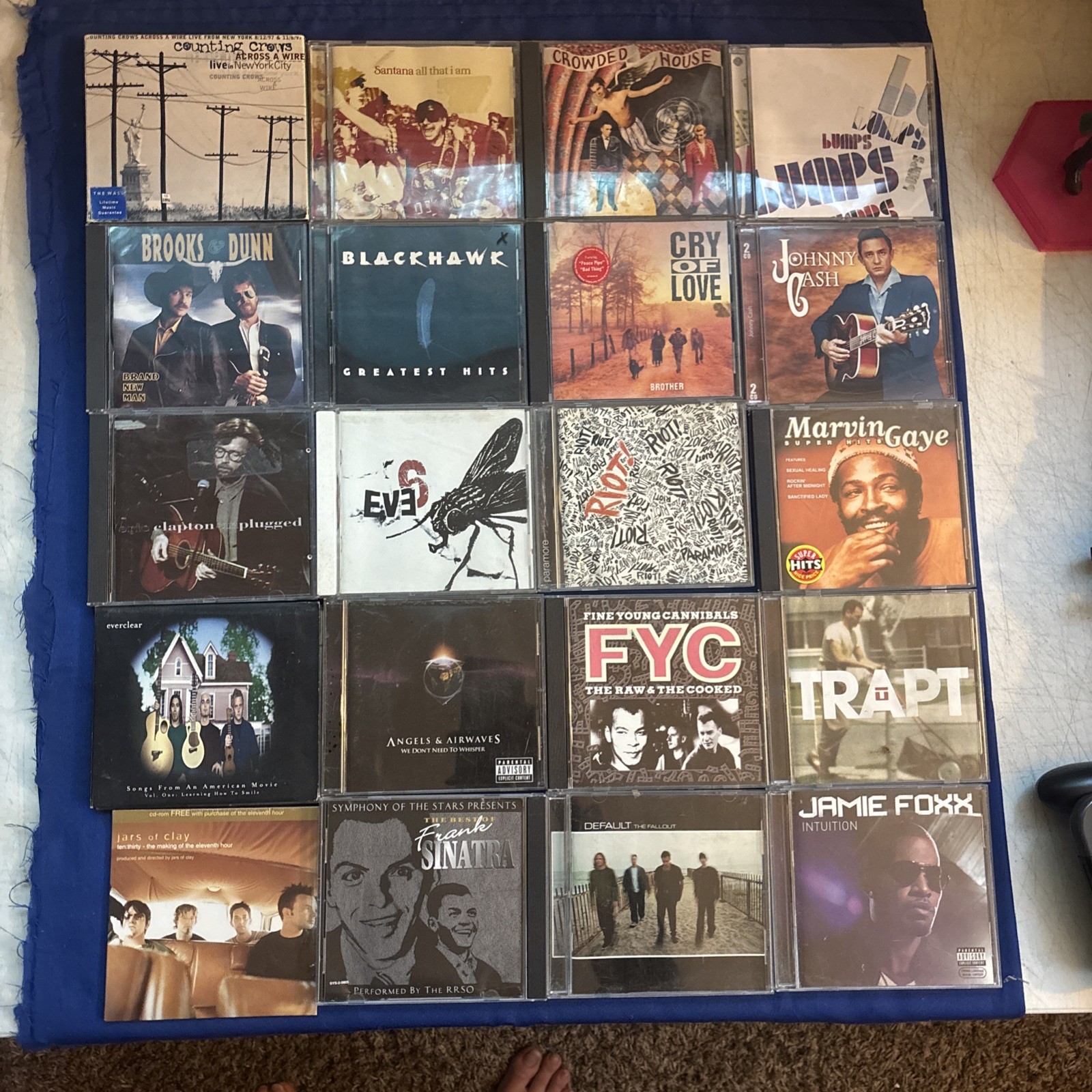 Rap, Soul, R&B, Hip Hop, Country Music CDs Lot Of 19 With Cases