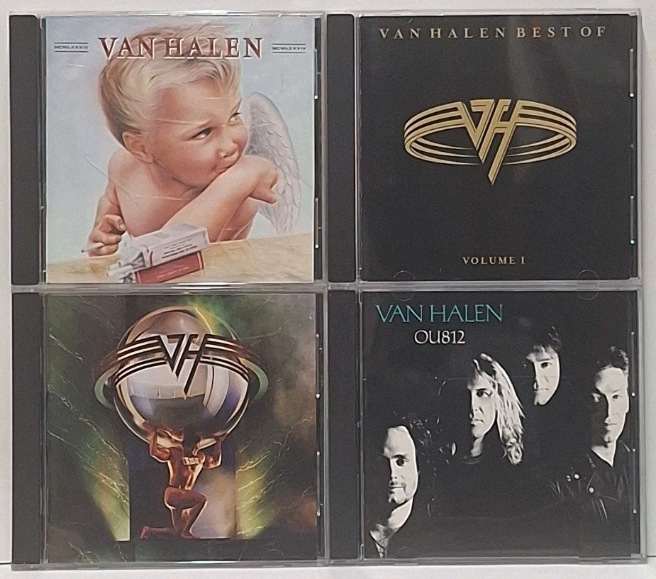 Van Halen CD Lot Of 4 Excellent Condition EX OOP Tested Fast Shipping