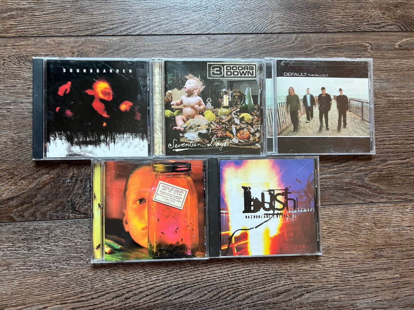 90’s/2000’s Grunge / Post-Grunge 5 Cd Lot – Alice In Chains Bush Soundgarden 3DD