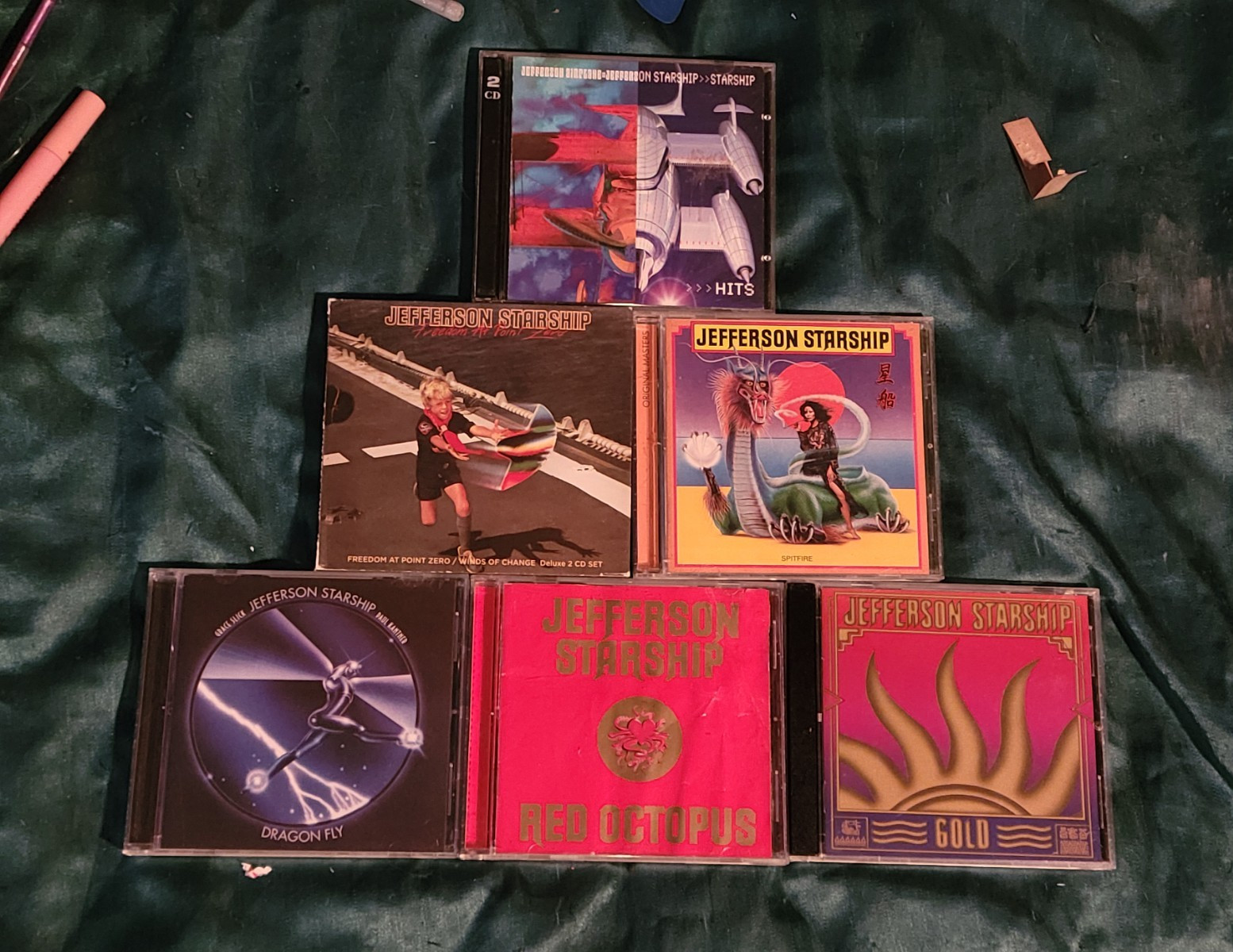 Jefferson Starship & Airplane — 6 CD Collection Lot (Includes Deluxe 2-CD Sets)