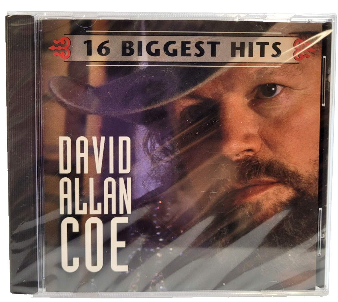 Sealed David Allan Coe 16 Biggest Hits CD (Aug-1999, Sony Music Distribution)
