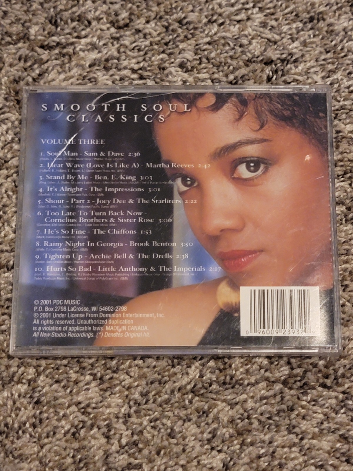 Smooth Soul Classics Volume 3 Music CD 2001 Echo Bridge