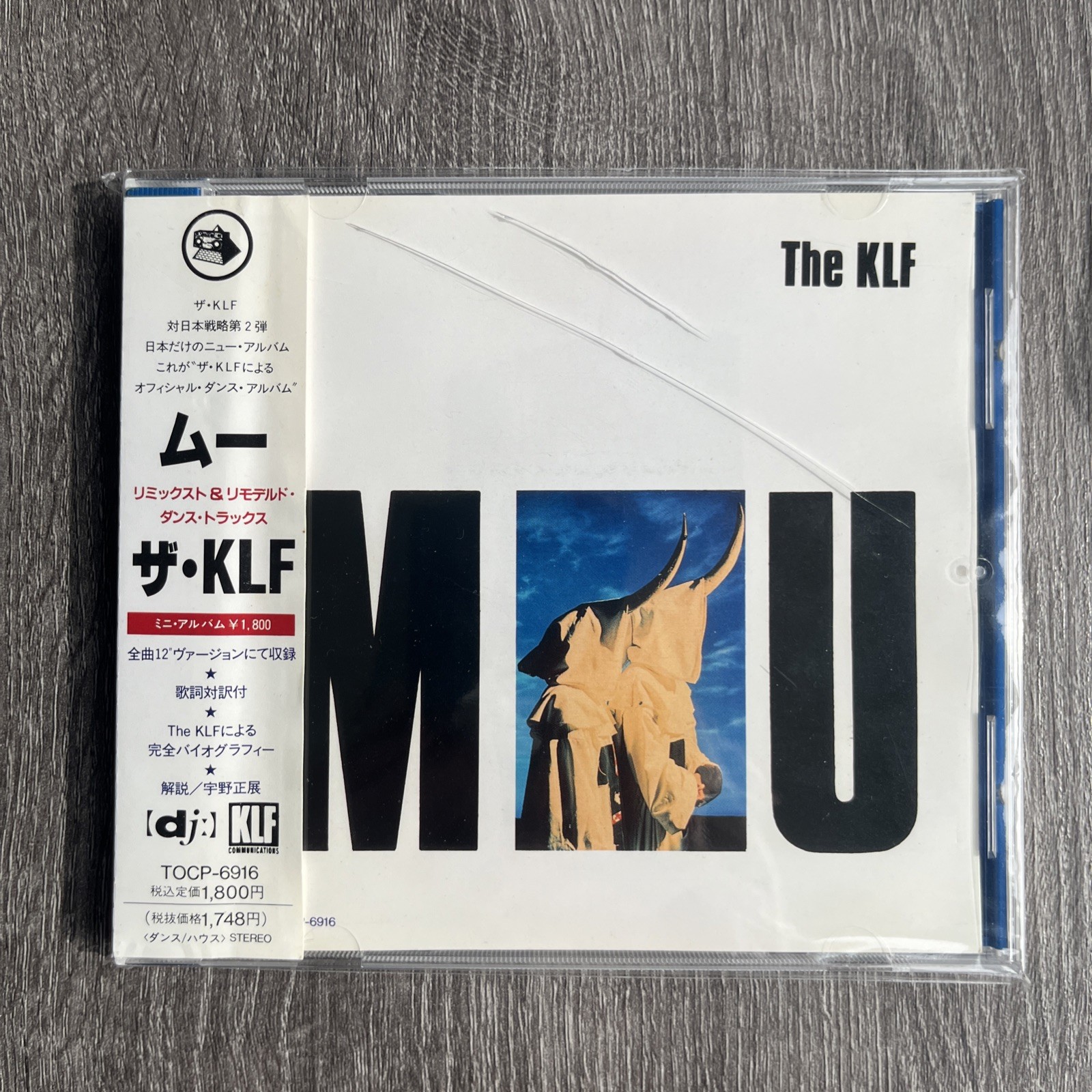 The KLF – MU CD – Japanese pressing OBI