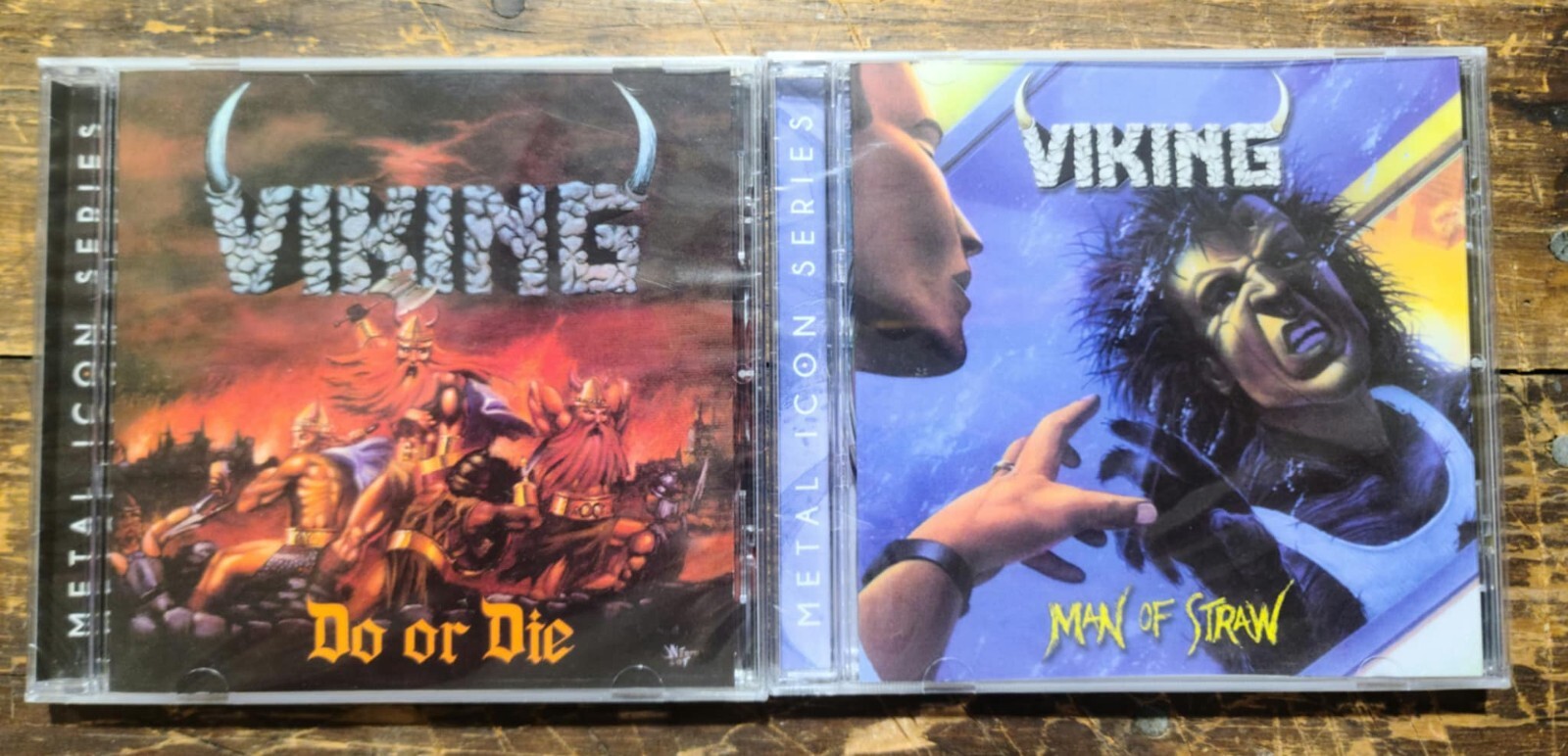 VIKING-MAN OF STRAW + DO OR DIE 2-CD Remasters 2024 Crushing Thrash Metal!