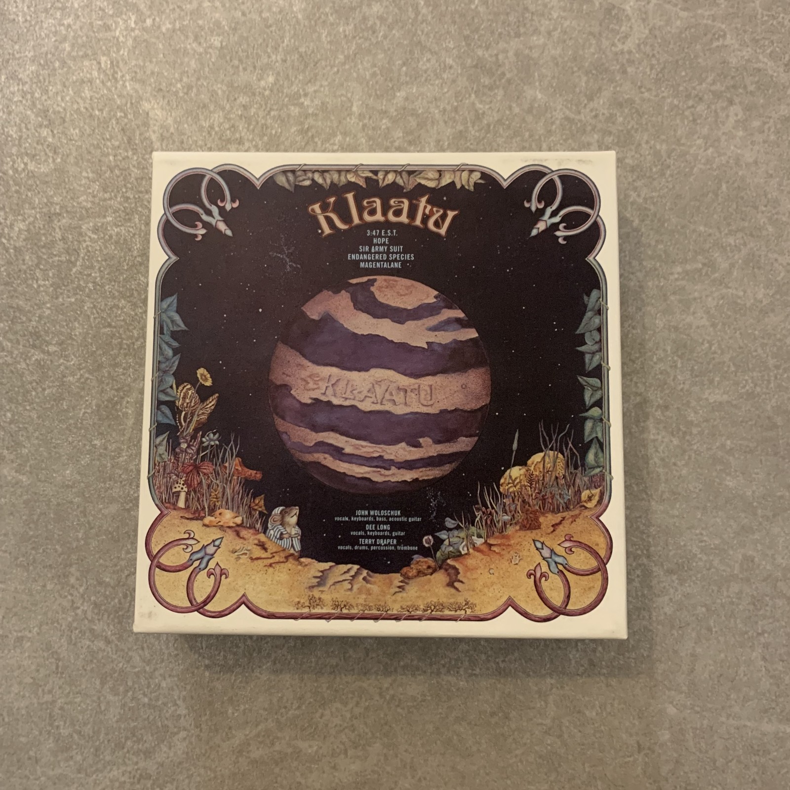 KLAATU JAPAN 5 MINI LP CD PROMO BOX SET ARC 7322~26 OBI 2 PROMO OBI