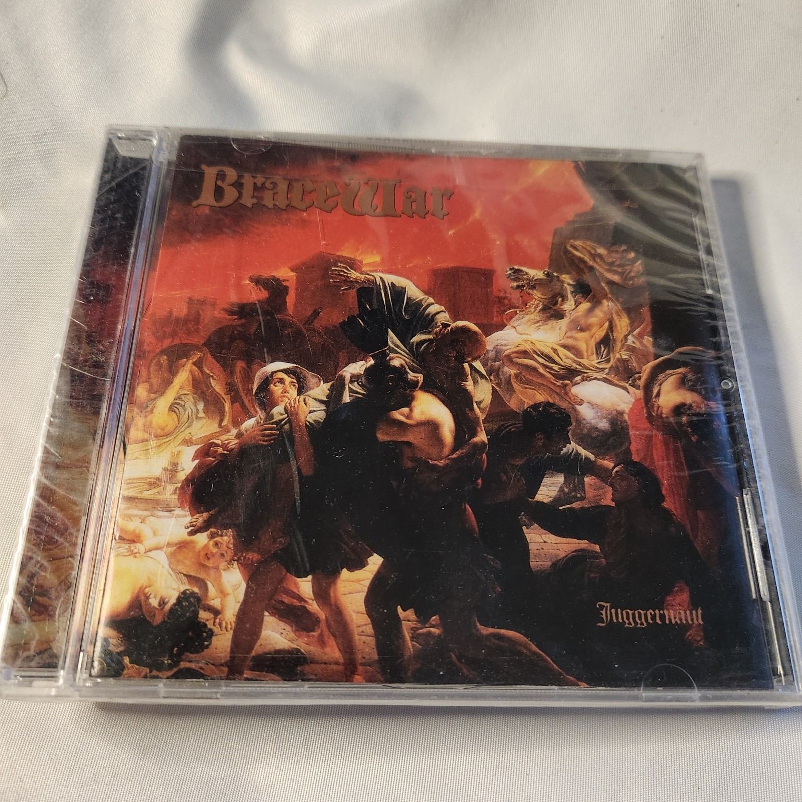 New Sealed Bracewar ‎juggernaut Punk Rock Hardcore CD Cracked Case