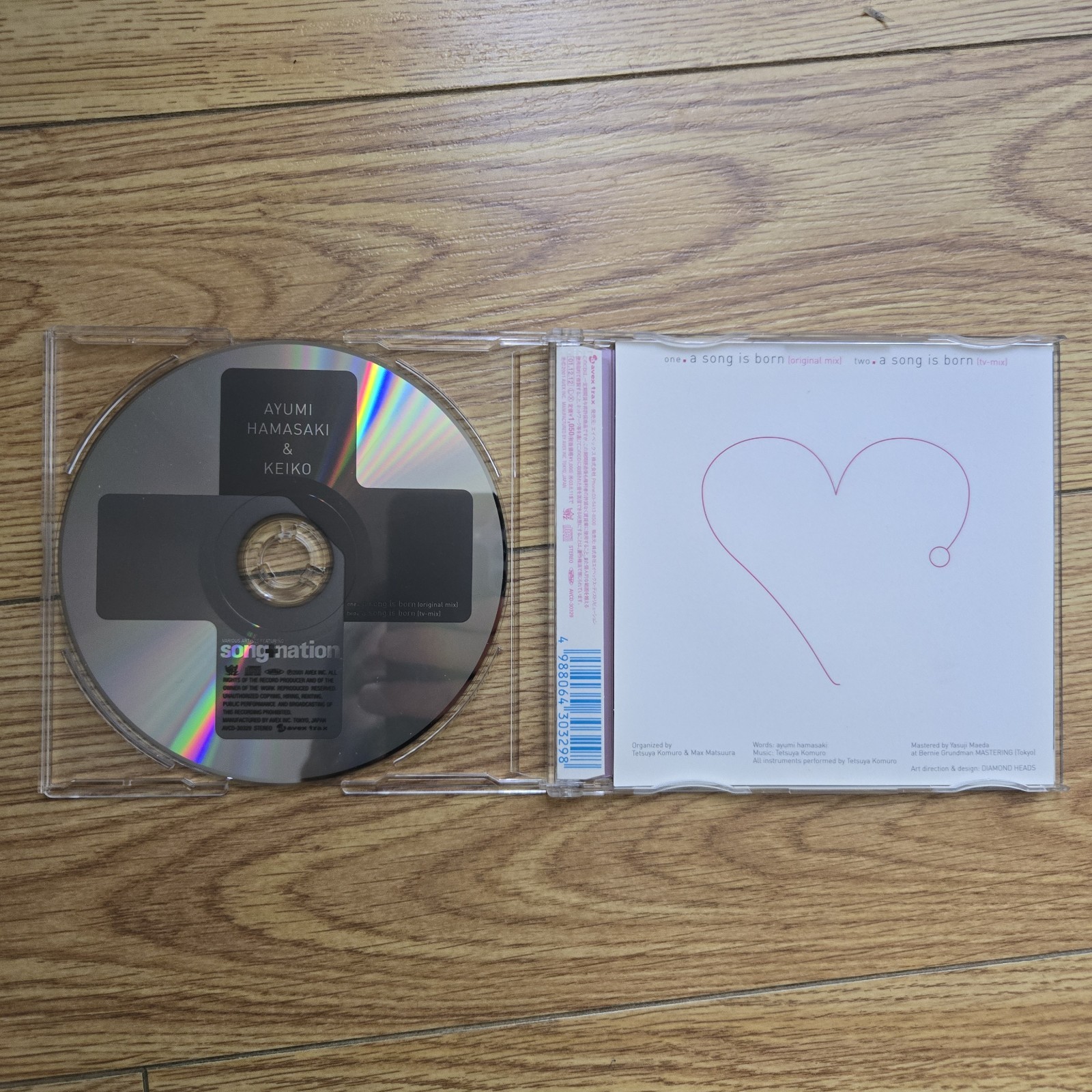 Ayumi Hamasaki 浜崎あゆみ & Keiko A Song Is Born Japan CD SINGLE Avex Trax AVCD-30329