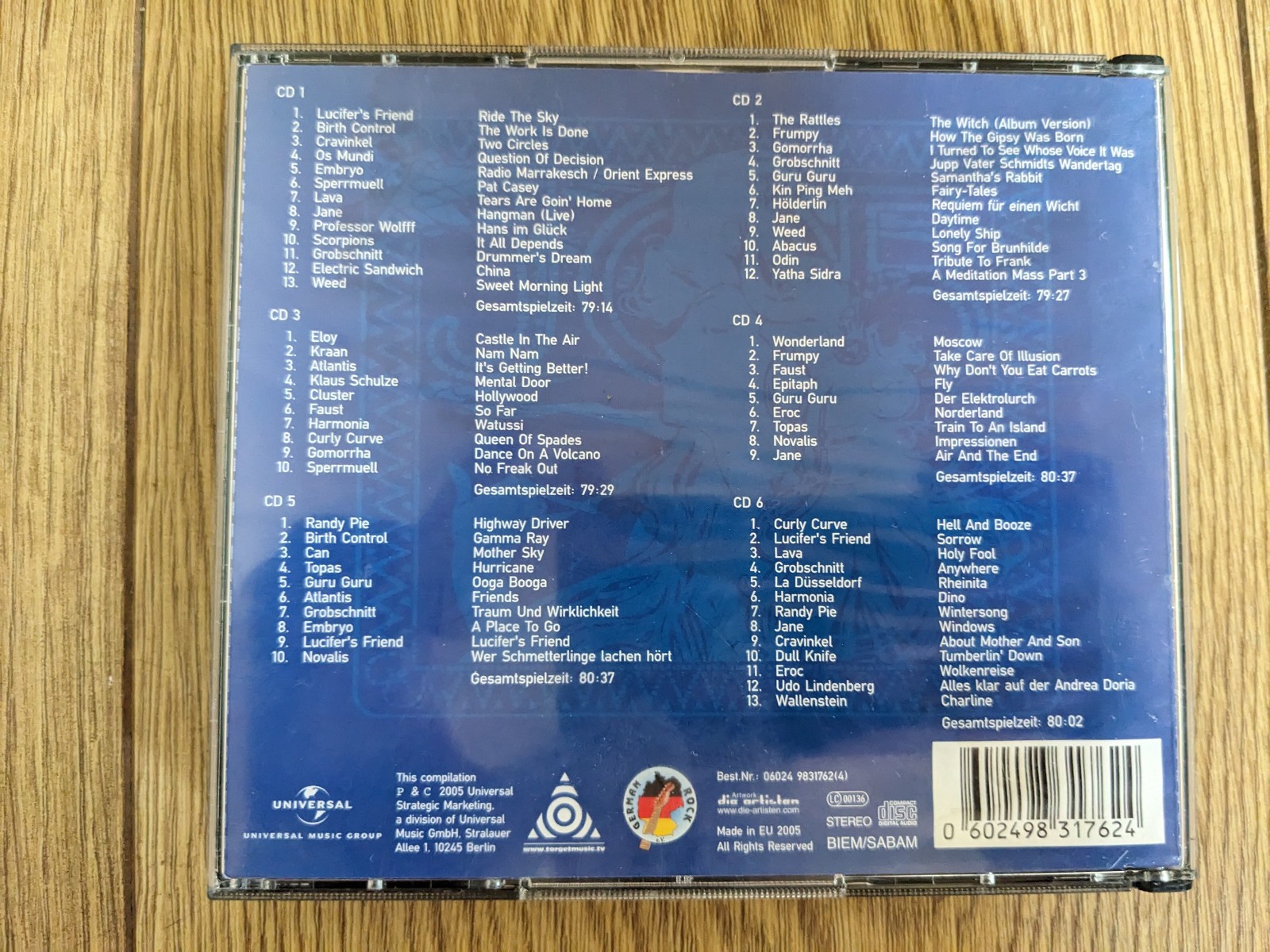 Krautrock Vol. 1 Volume 1 cd set (6 discs , German import) – VGC