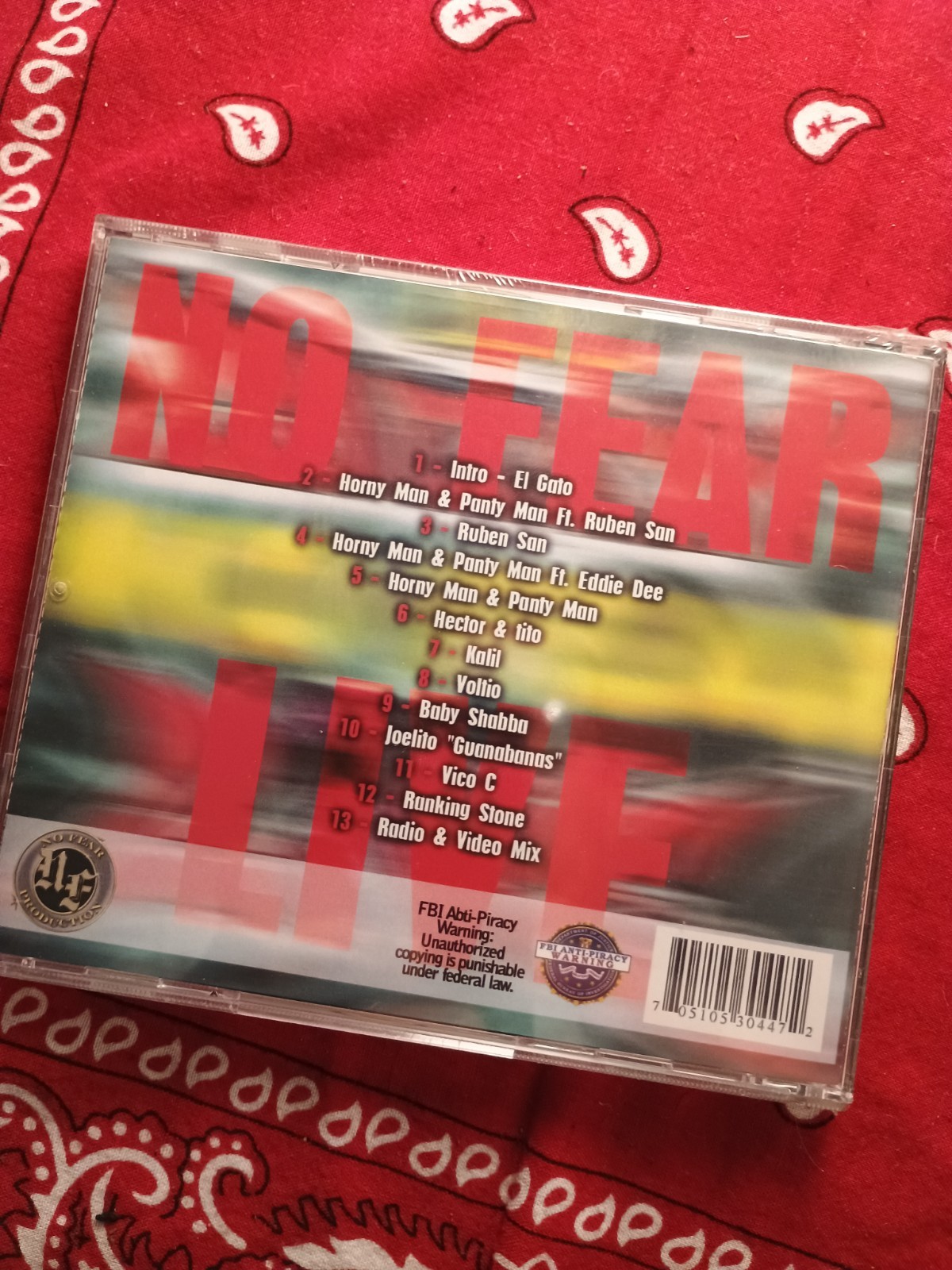 No Fear Live Reggaeton Old School Collection Brand New CD’s “Factory sealed”